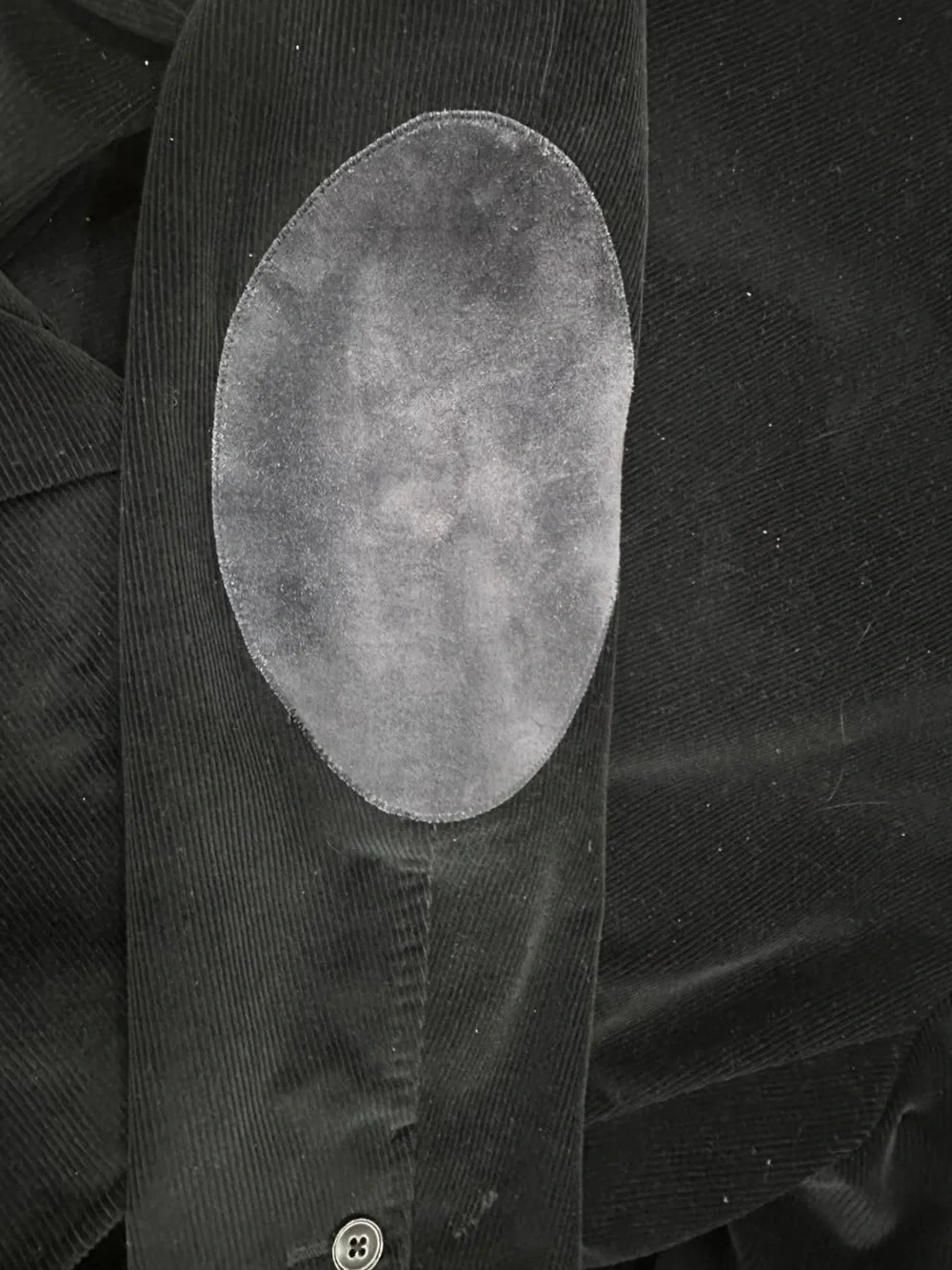 Gucci Single-Breasted Velvet Blazer in Navy Blue Cotton